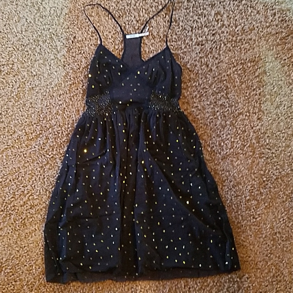 Kimchi Blue Spaghetti Strap Mesh Dress M